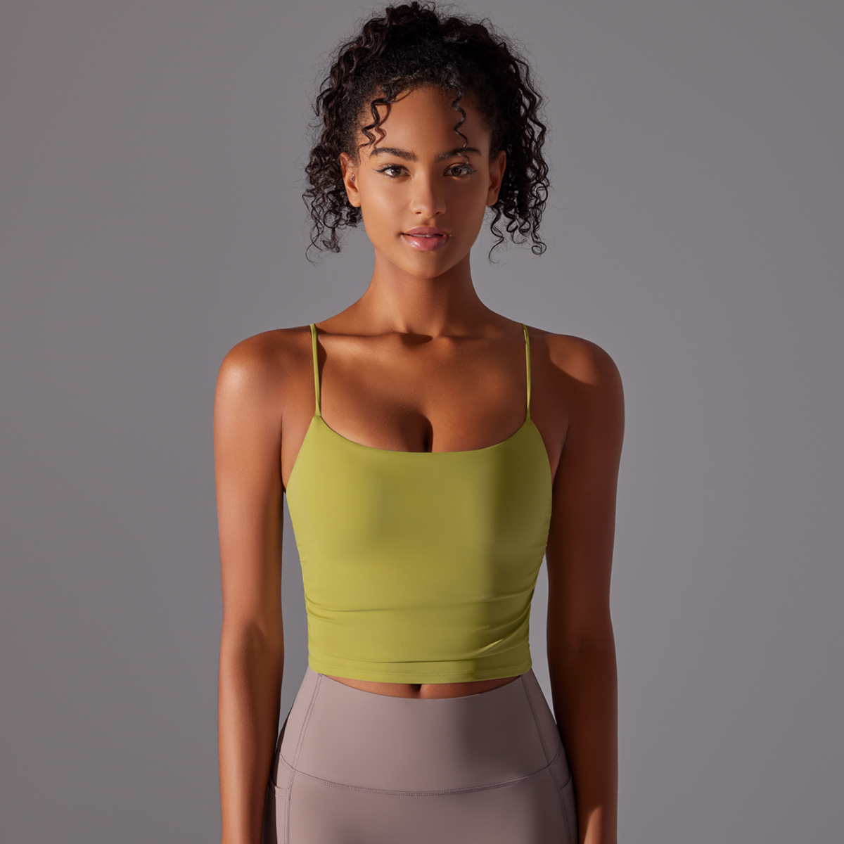 Naked-feeling and Skin-friendly Sports Yoga Vest 7006