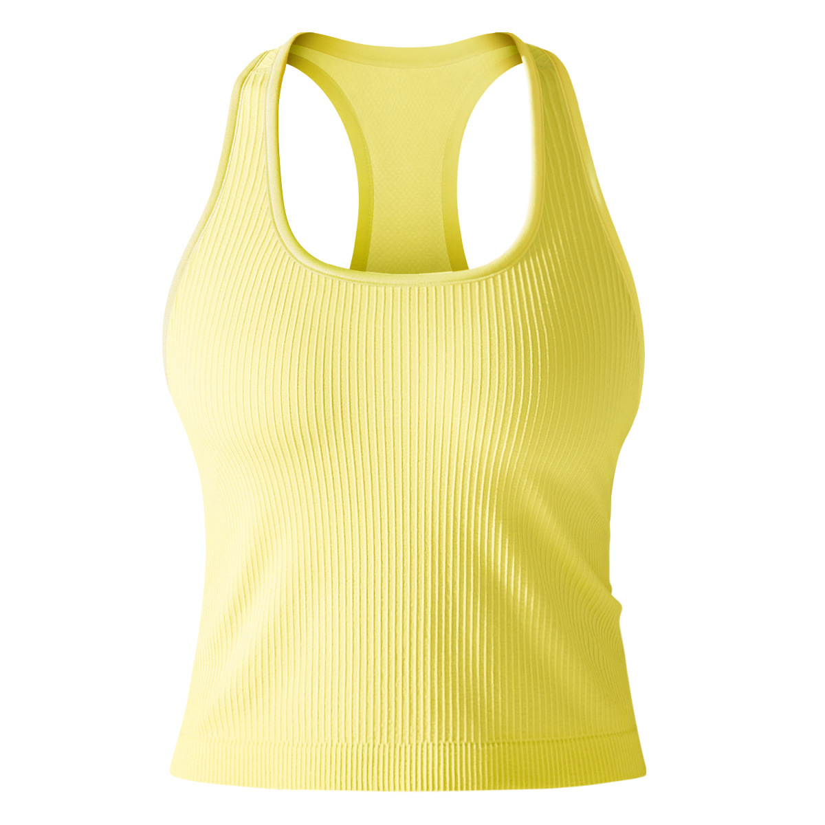 Sleeveless Quick-dry U-neck Tank Top 6633
