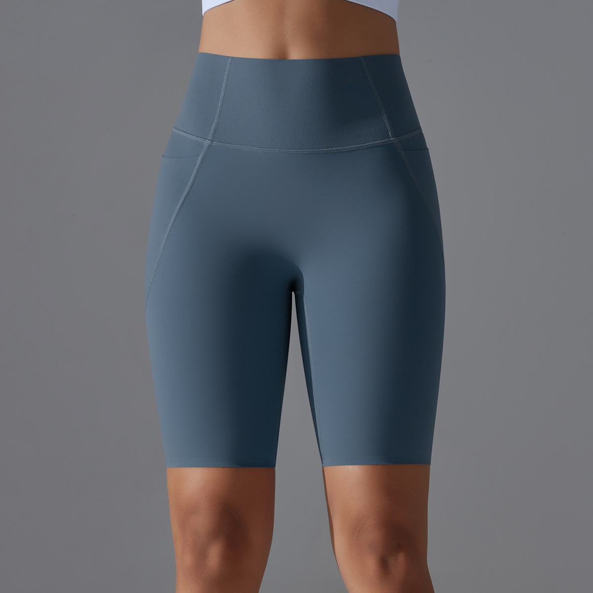 High-waisted Hip-lifting Running Fitness Shorts 7059