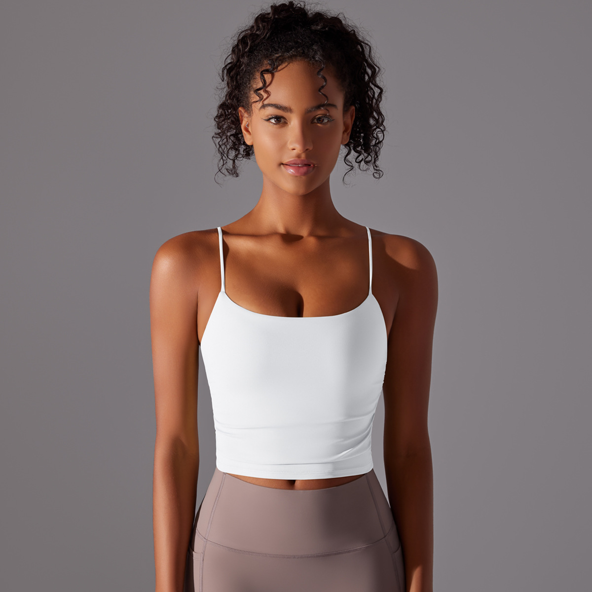 Naked-feeling and Skin-friendly Sports Yoga Vest 7006