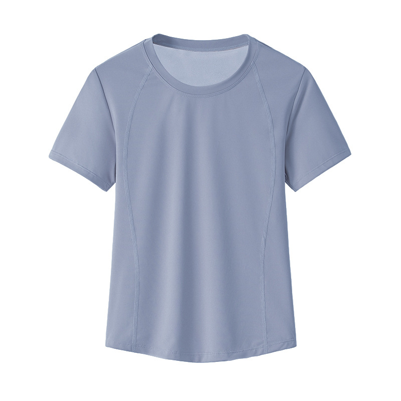 Waist-cinching Exercise Short-sleeved Running Yoga Wear DS114  