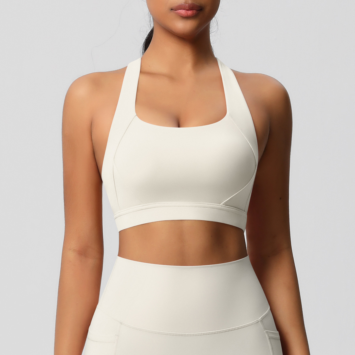 Sensational Tight Yoga Vest Shockproof High-intensity Sports Bra  7110