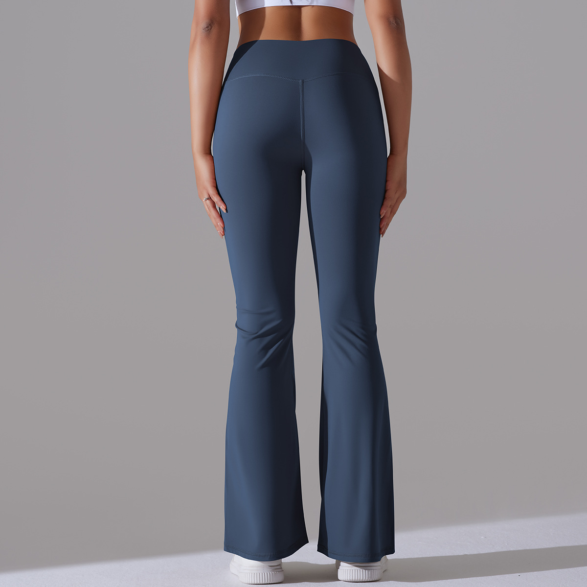 Yoga Flared Pants High-waisted Casual Fitness and Sports Pants 6640
