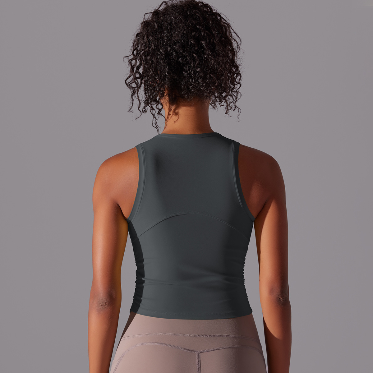 Integrated Cup Pad Quick - Dry Fitness Vest for Yoga Wear 7018
