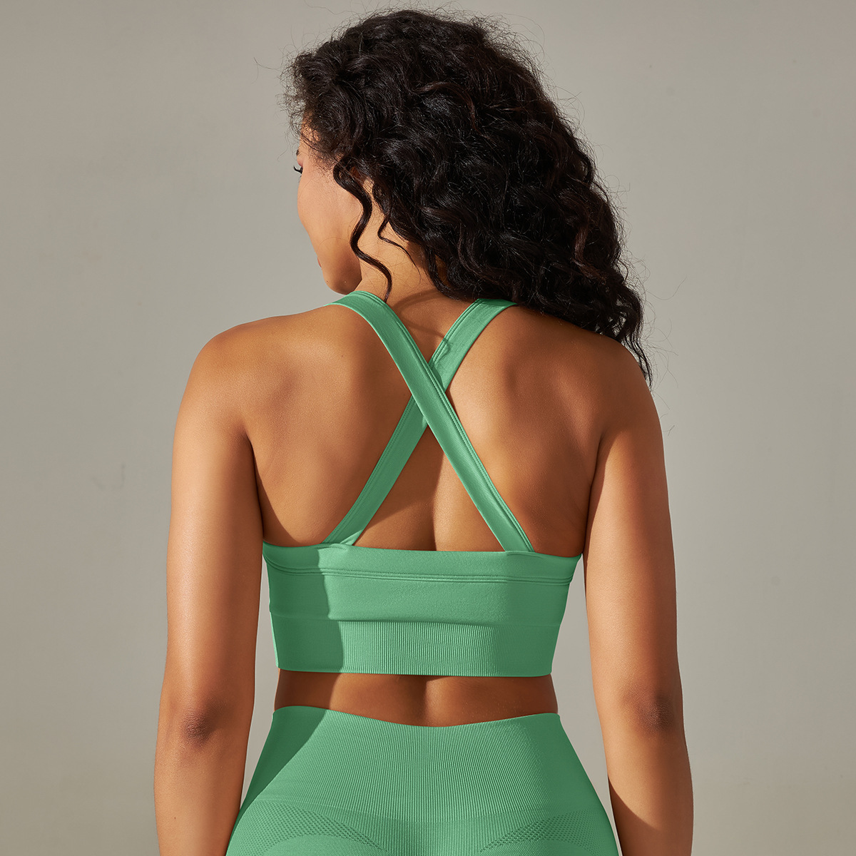 Cross-strap Sports Bra Running Fitness Vest 6606