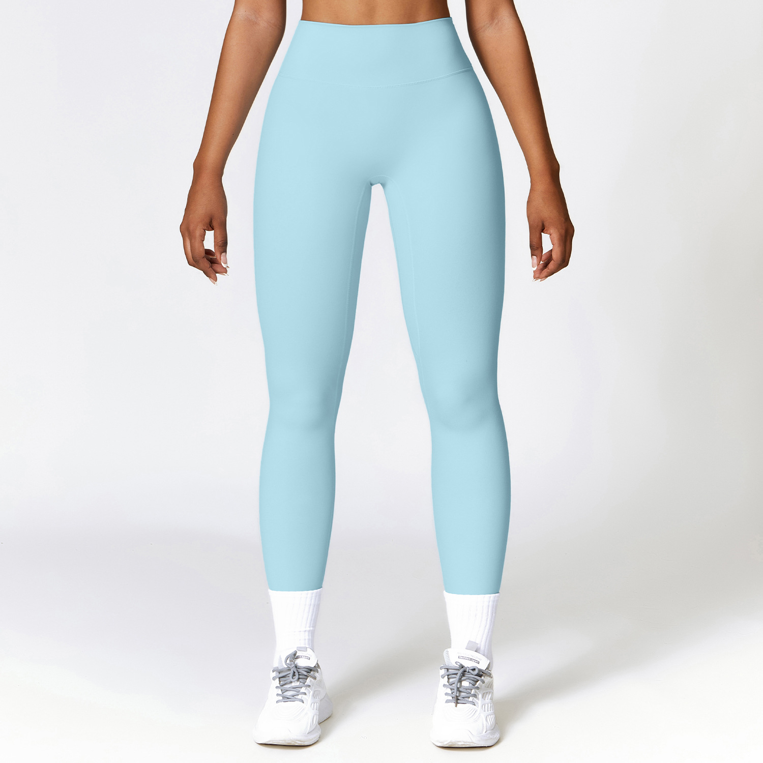 High  Waisted Abdominal  Toning Tight Yoga  Long Trousers 8519