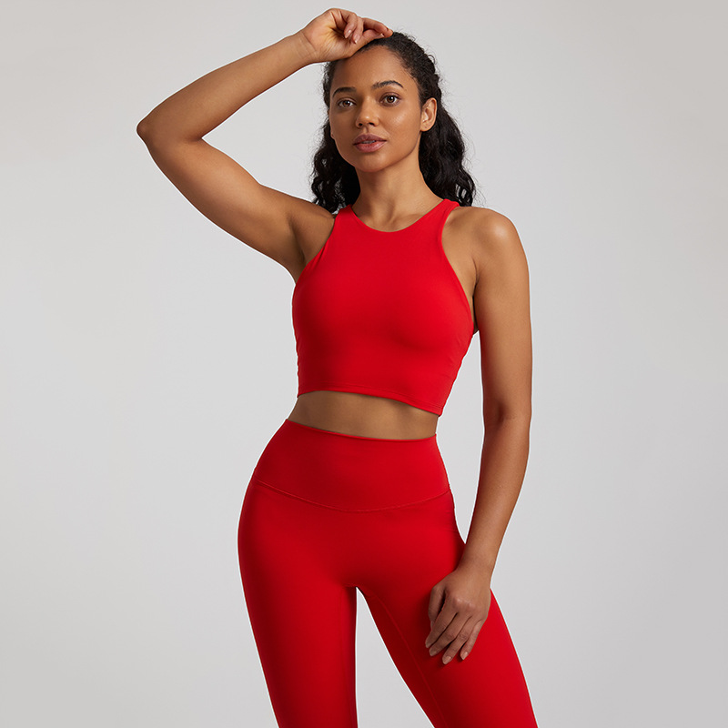H - shaped Tank Top Sports Vest  With Chest Pads SKL-LQ4032
