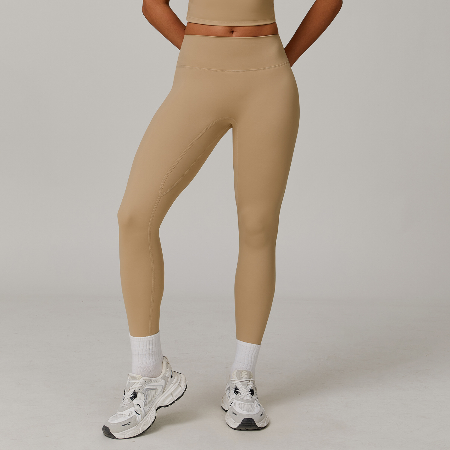 High  Waisted Abdominal  Toning Tight Yoga  Long Trousers 8519
