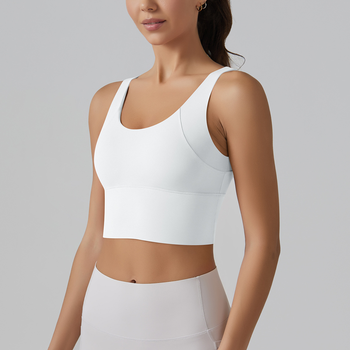 V-shaped Design Sports Bra Fitness Vest 7017