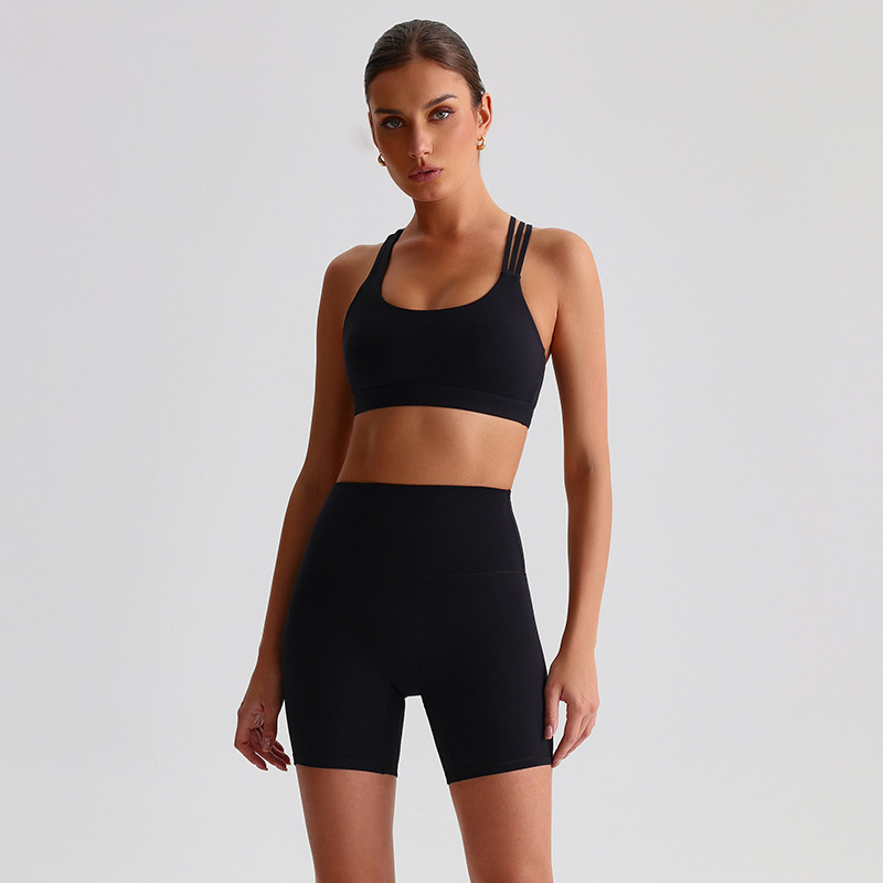  Sexy Sports Running And Fitness Suit Shorts Set SKL-LQ0135