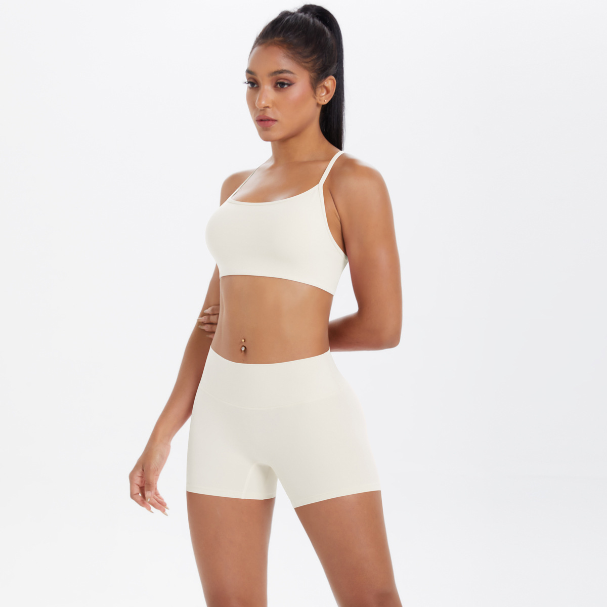  Casual Naked-Sensation Sports Yoga Wear Set 7112