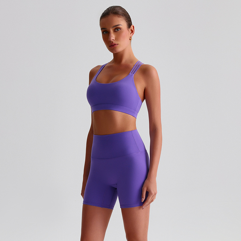  Sexy Sports Running And Fitness Suit Shorts Set SKL-LQ0135