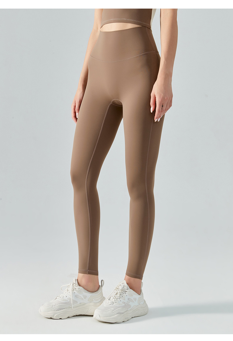 Solid Color High-Waisted Butt-Lifting Yoga Pants DSP381