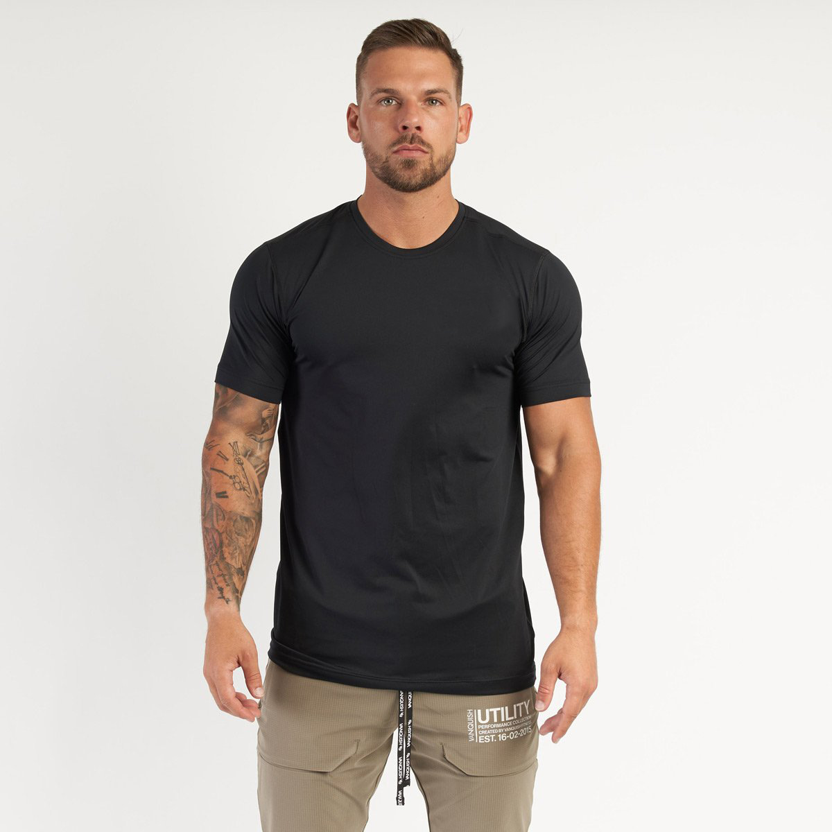 Men's Round Neck Loose Fit Sports T-Shirt TX06