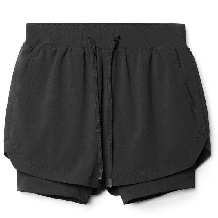 Men's Double-Layer Quick-Dry Sports Shorts FJ-DK-11