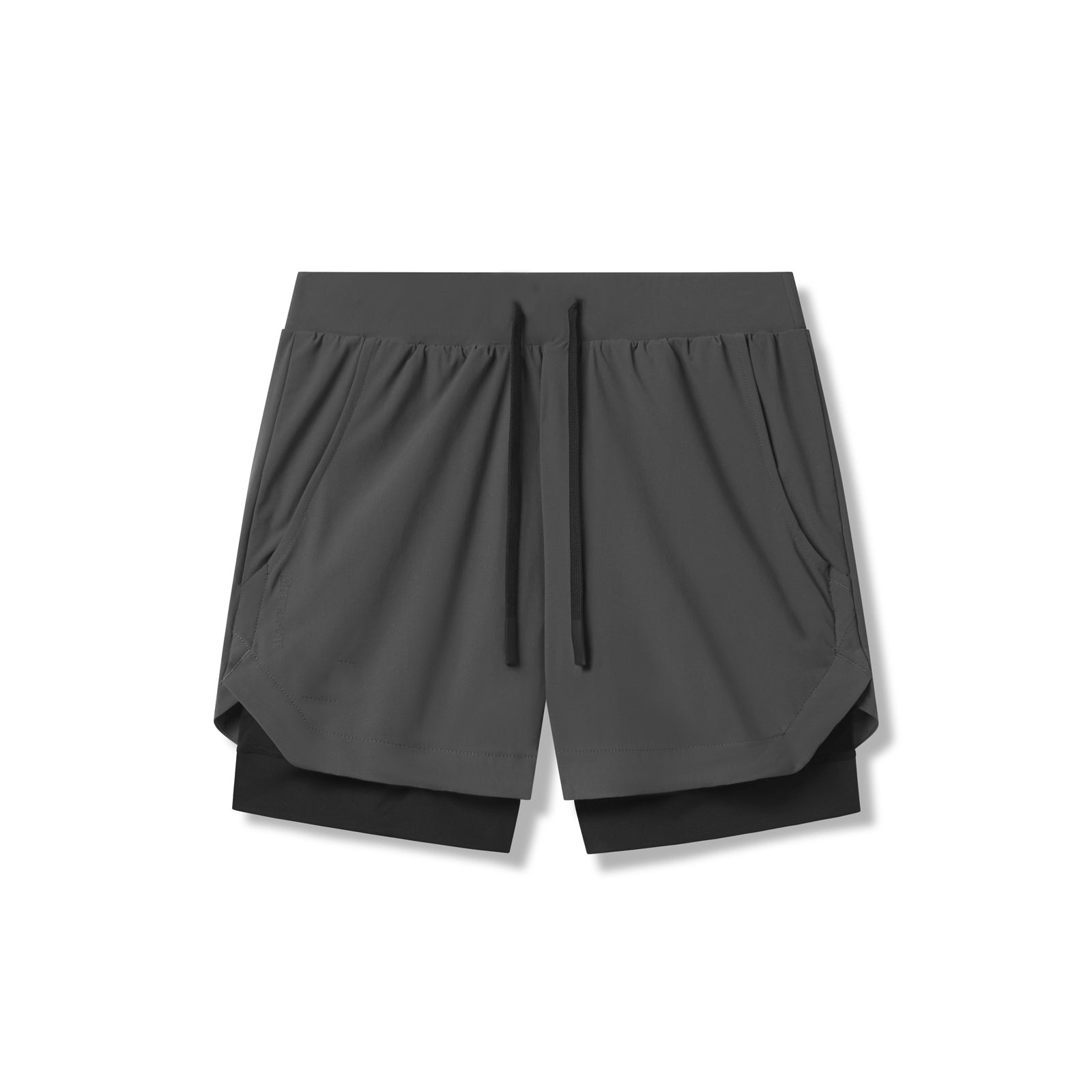 Men's Double-Layer Elastic Quick-Dry Sports Shorts SCDK1