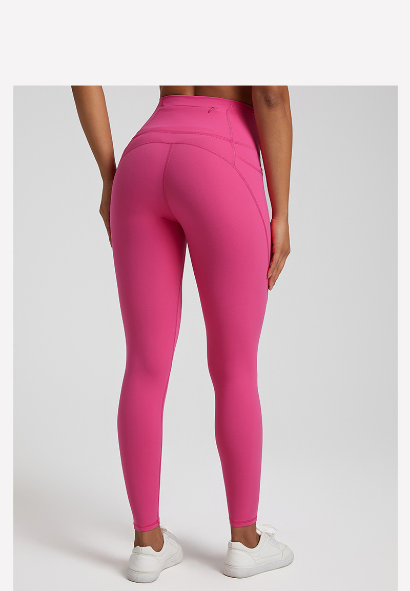 Tight-fitting Yoga Pants Without Embarrassing Lines With Pocket  High-waisted Fitness Leggings SKL-LQ4062