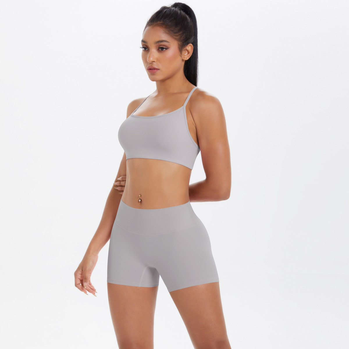  Casual Naked-Sensation Sports Yoga Wear Set 7112