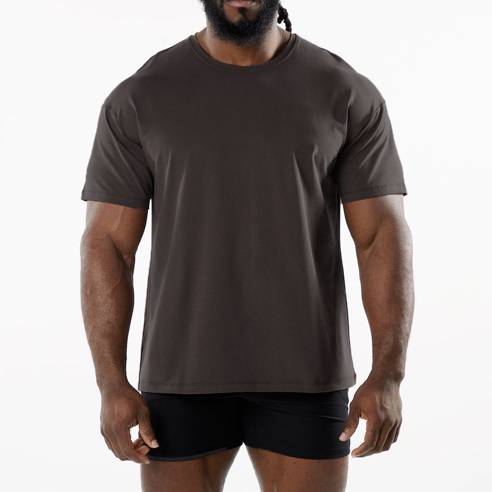 Men's Round - Neck Short - Sleeve T - Shirts for Sports and Fitness  KSDX01