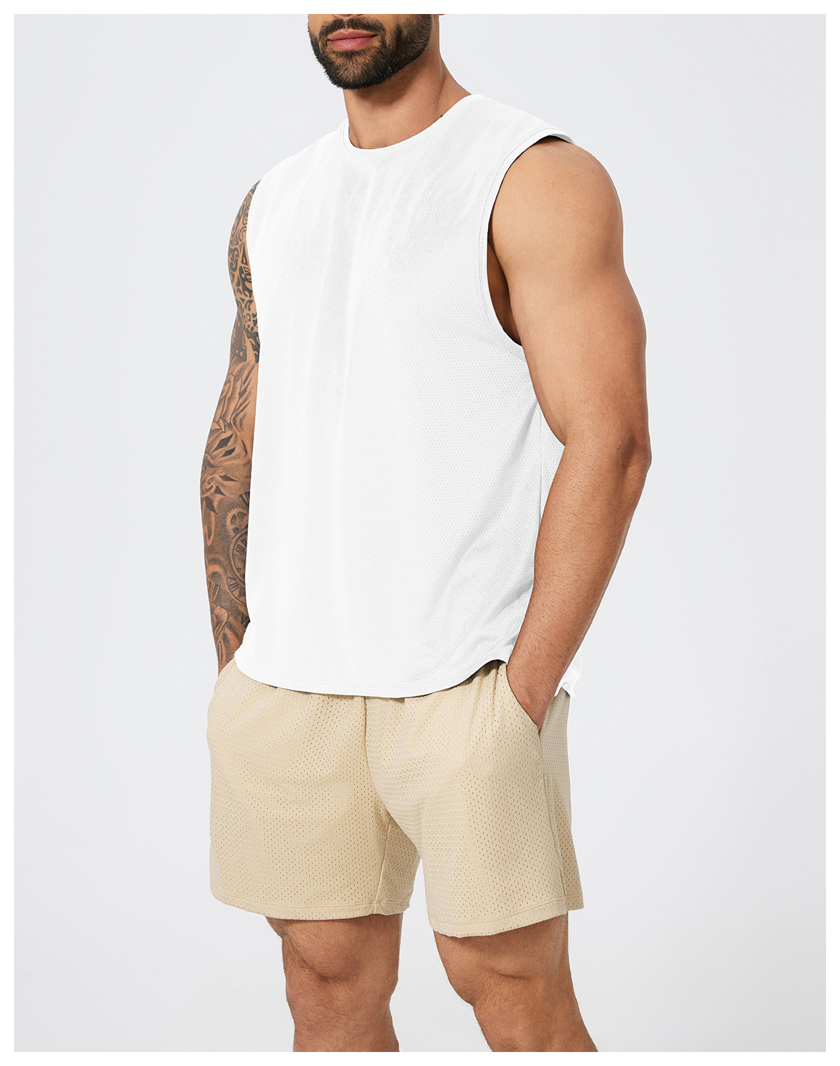 Men's Sleeveless Fitness Vests 1067