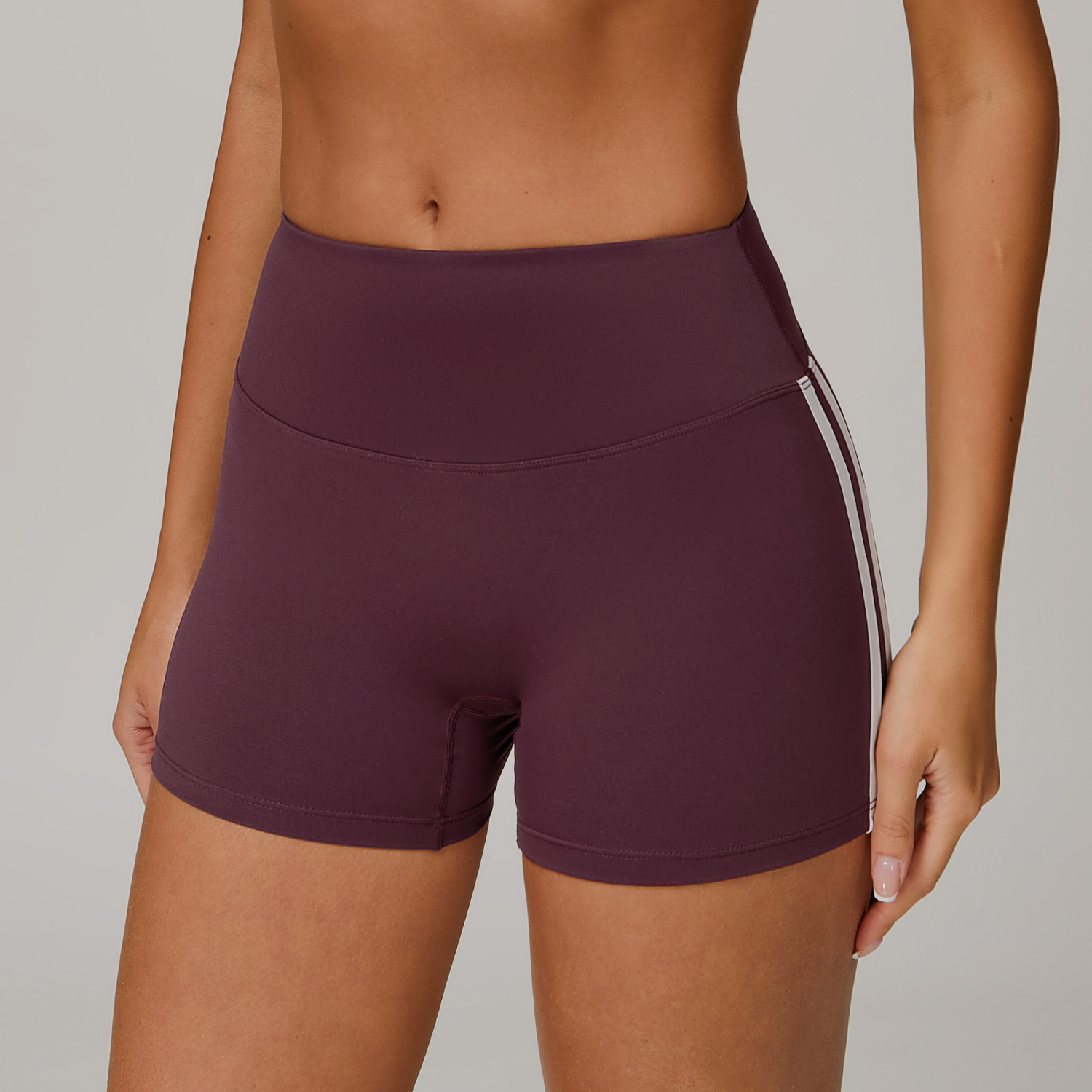 Naked feeling High waisted Tightening and Butt - lifting Yoga Shorts 3020