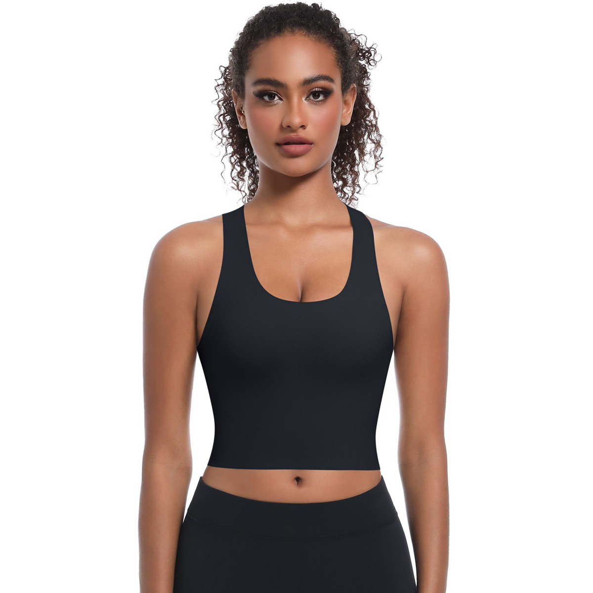 Crisscross Straps Backless Yoga Bra 7079
