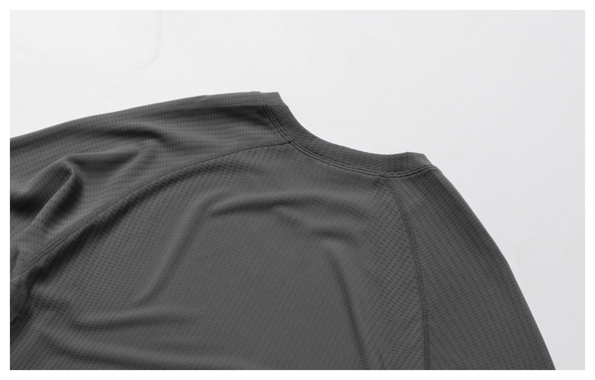 Slim Fit Men's Seamless Long Sleeve Tops 1058-3