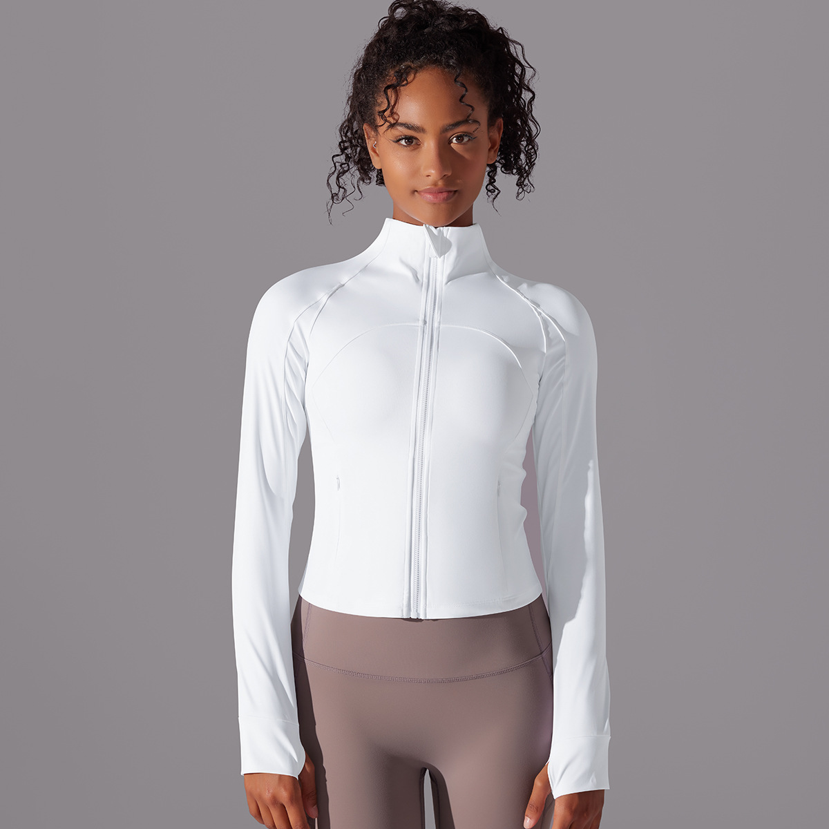 Outdoor Sports Breathable Zip-up Coat 7007