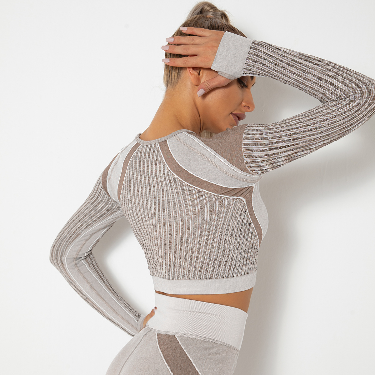  Breathable Tight Fitness Long-Sleeve for Women 6301