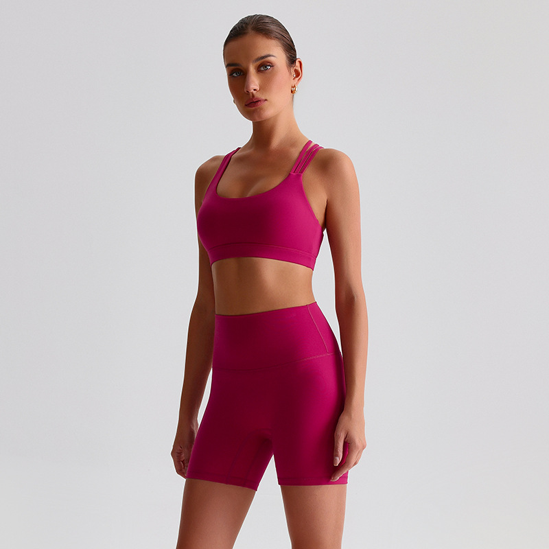  Sexy Sports Running And Fitness Suit Shorts Set SKL-LQ0135