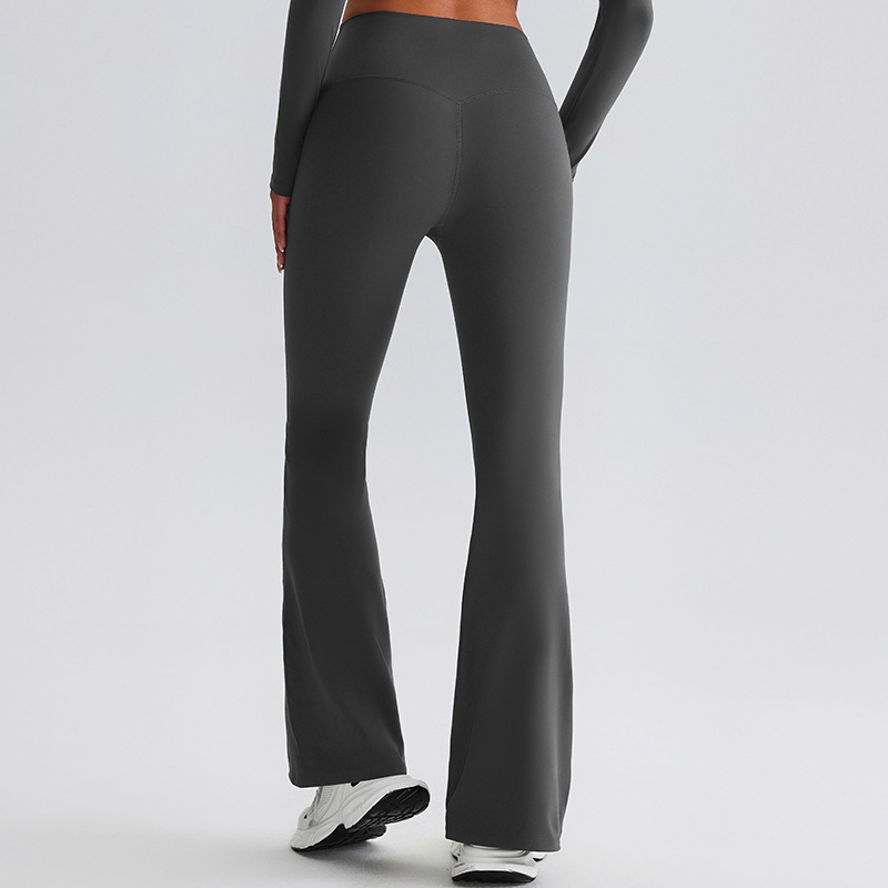 Yoga Pants for women High-waisted Hip-lifting Slightly Flared Leggings SKL-LQ8006