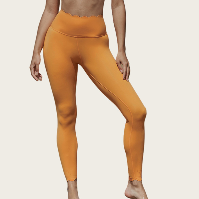 Tight and Lift Hips Yoga Lace Trousers Cycling And Jogging Fitness Pants SKL-FNK202414