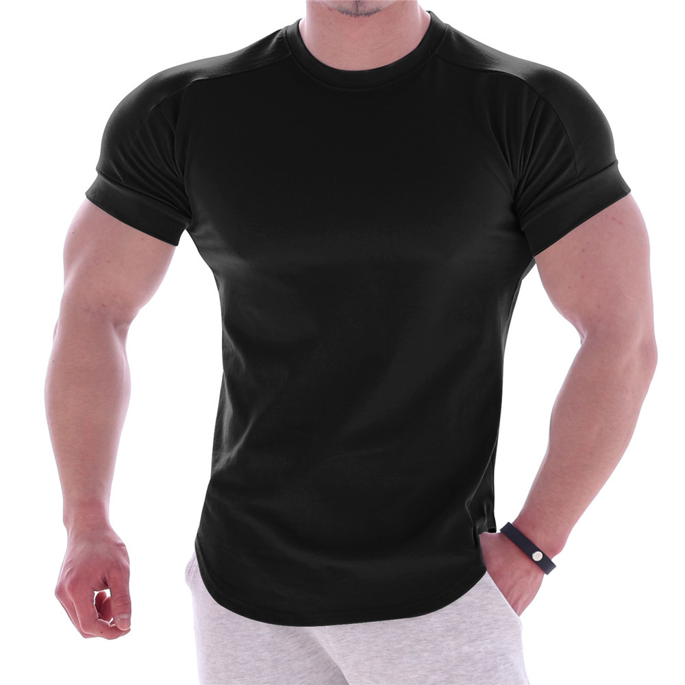 Men's Stretch Round Neck Short Sleeve T-Shirts DX20264