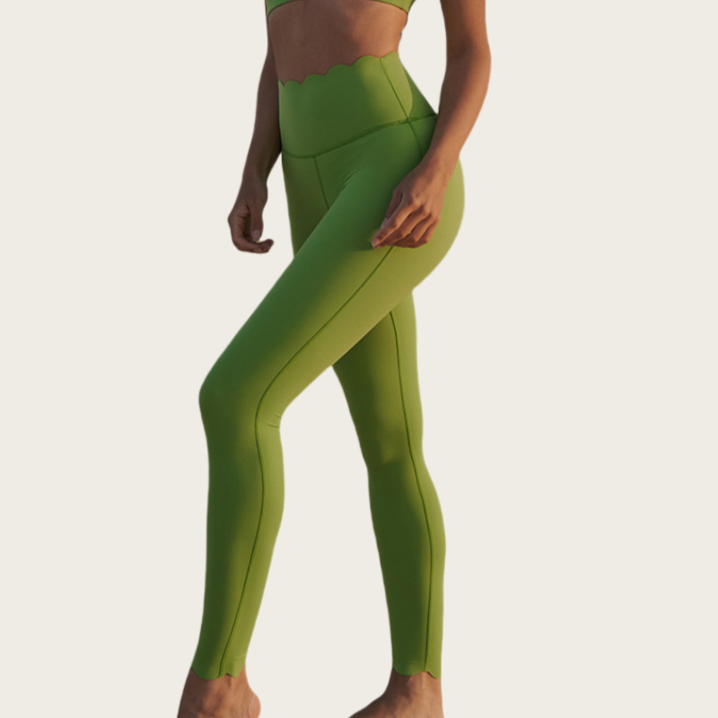 Tight and Lift Hips Yoga Lace Trousers Cycling And Jogging Fitness Pants SKL-FNK202414