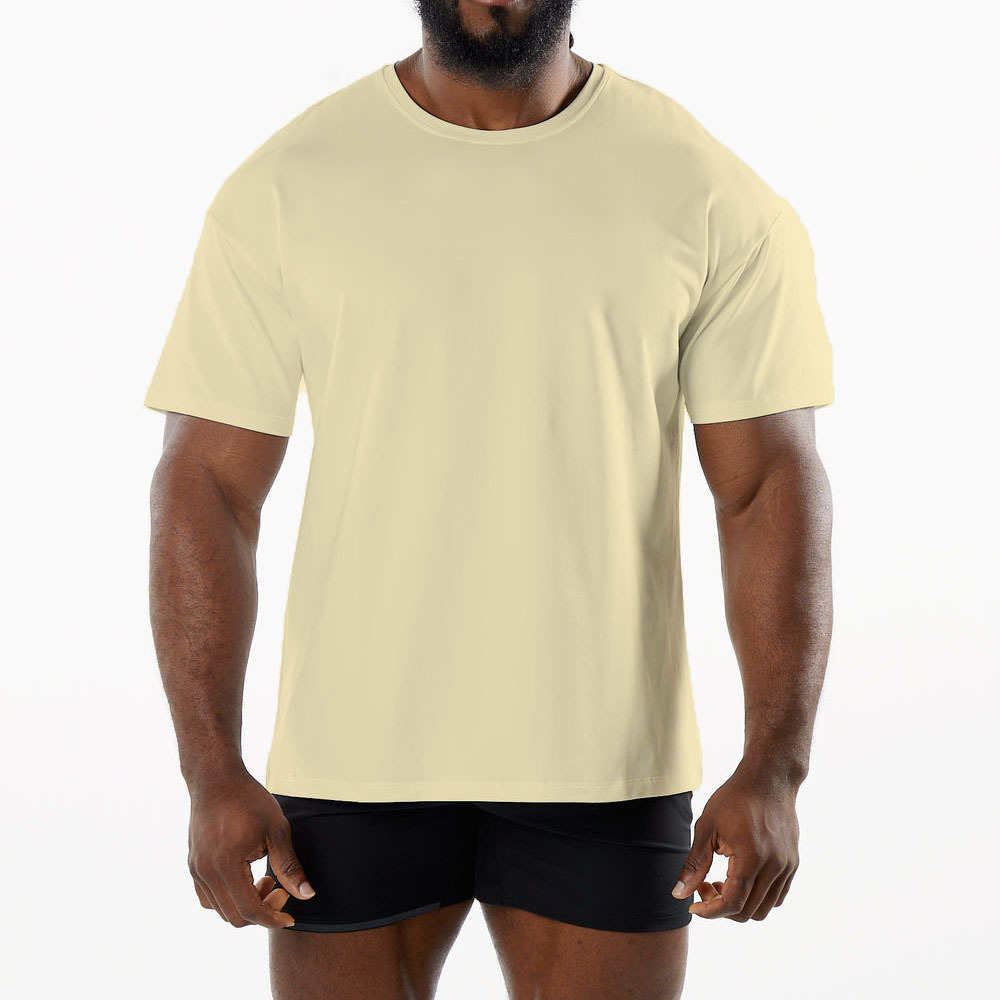 Men's Round - Neck Short - Sleeve T - Shirts for Sports and Fitness  KSDX01