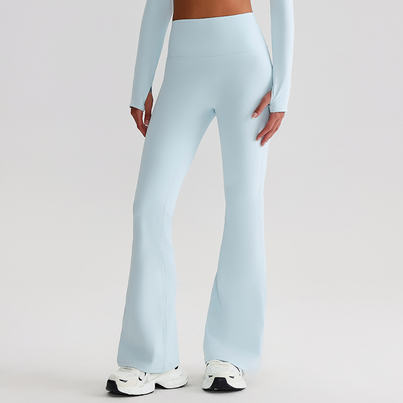 Yoga Pants for women High-waisted Hip-lifting Slightly Flared Leggings SKL-LQ8006