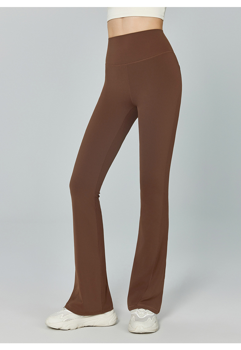 High-Waisted Butt-Lifting Yoga Flare Pants  DWPS124025