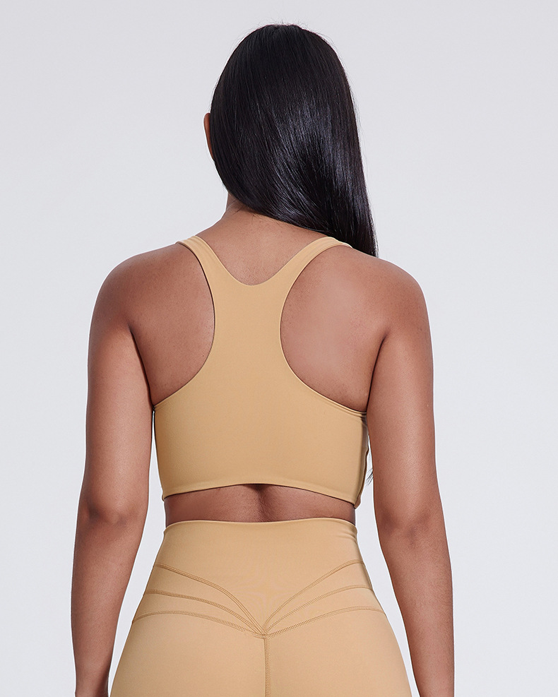 Square - neck I - shaped - back Yoga Fitness Bra SKL-LQ5007