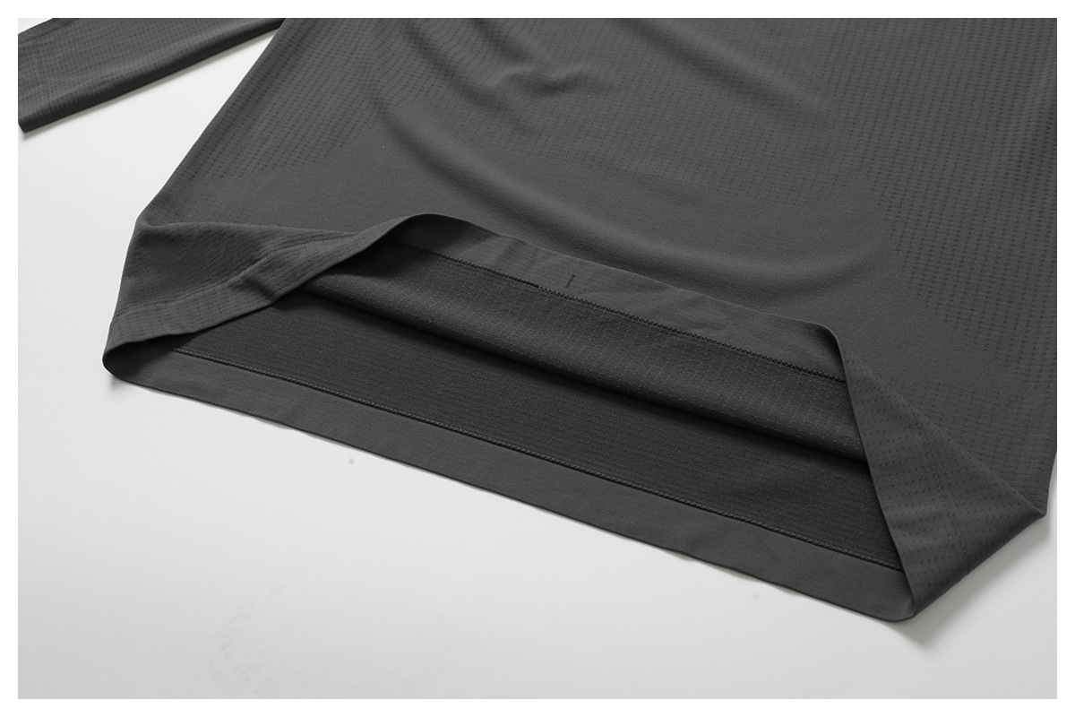 Slim Fit Men's Seamless Long Sleeve Tops 1058-3