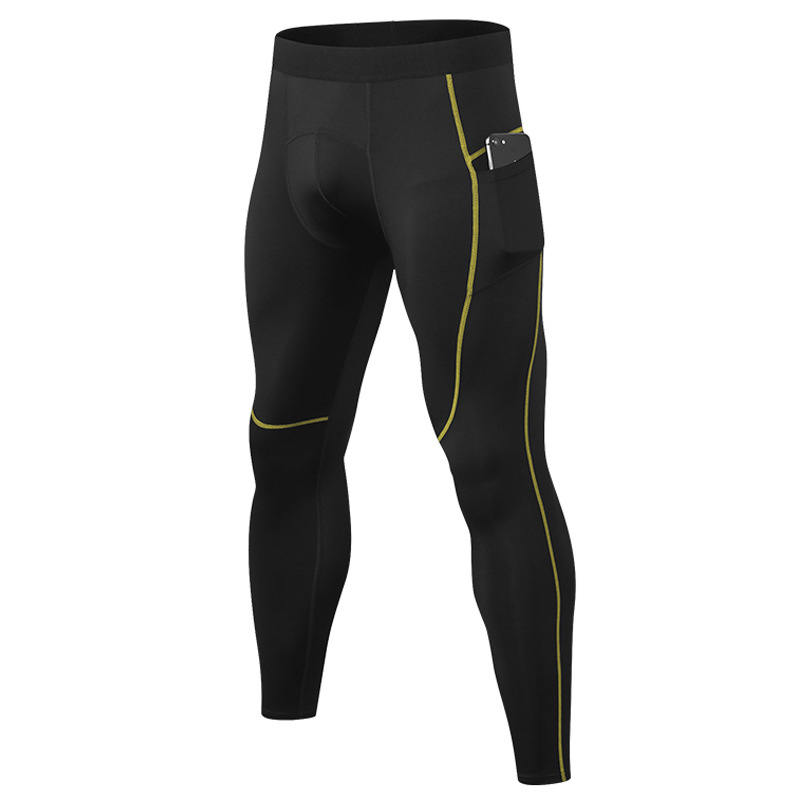 Men's High - Elastic Tight, Quick - Dry & Sweat - Wicking Sport Pants 01318