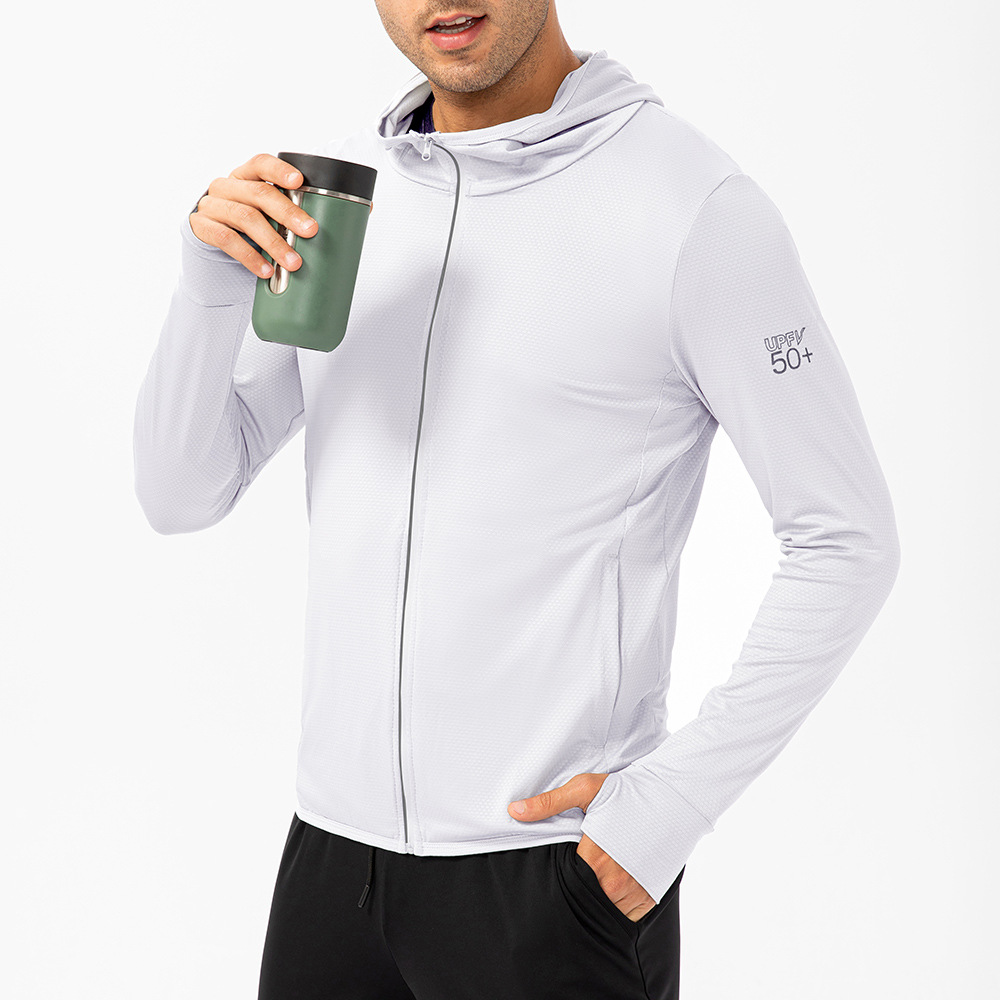 Men's Breathable Long Sleeve Sun Protective Clothing Jacket 15011