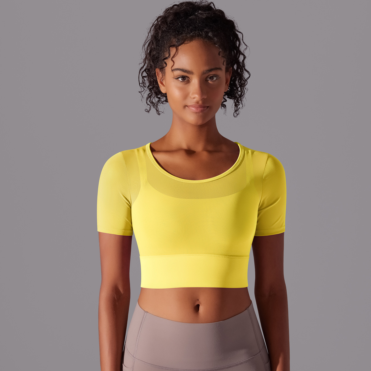  Shockproof Push-Up Backless Yoga Vest 7039