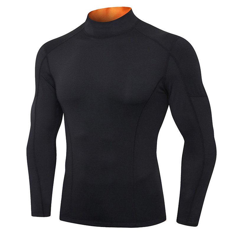 Men's High Elastic Tight & Quick Dry Long Sleeve Tops 01506
