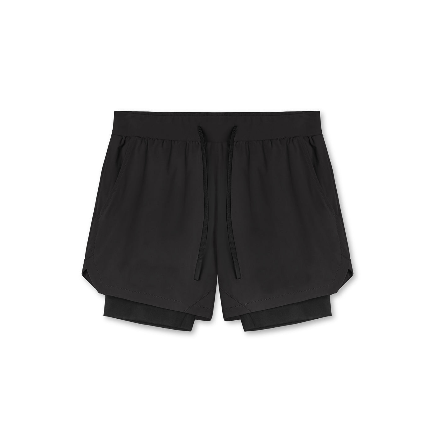 Men's Double-Layer Elastic Quick-Dry Sports Shorts SCDK1