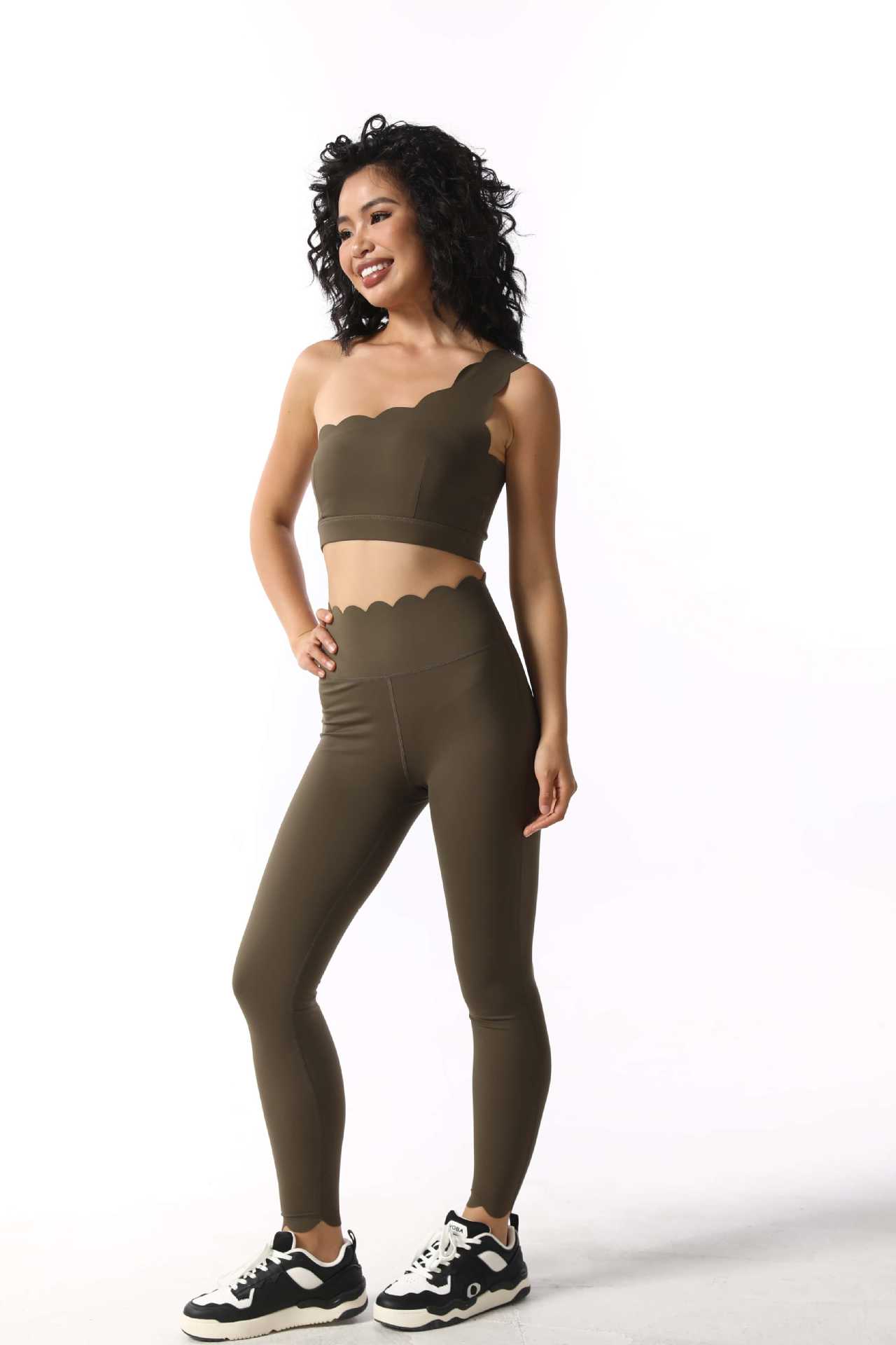 Tight and Lift Hips Yoga Lace Trousers Cycling And Jogging Fitness Pants SKL-FNK202414