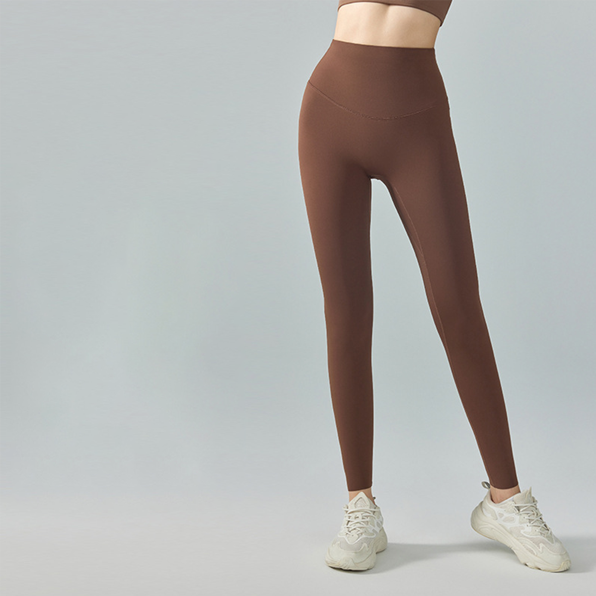 High-Waisted Butt-Lifting Reflective-Printed Yoga Leggings DWUS124050 