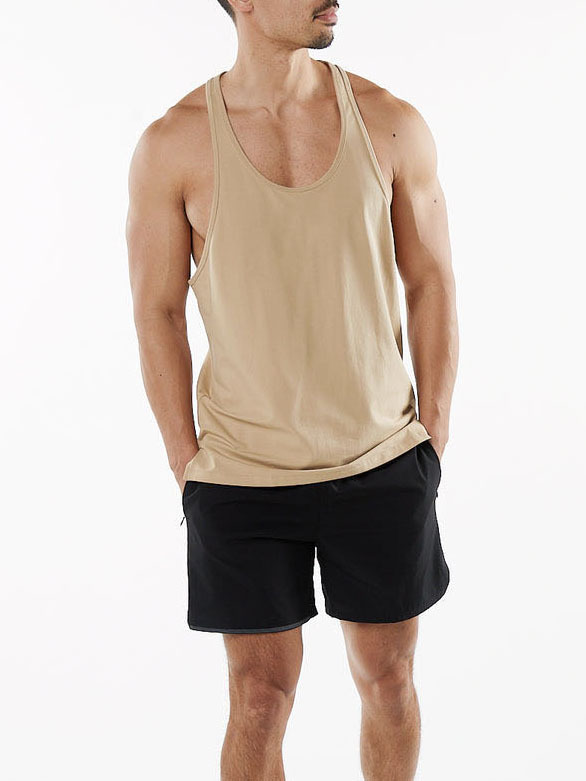 Men's Breathable Y-Back Sleeveless Sports Tank 22-BX22