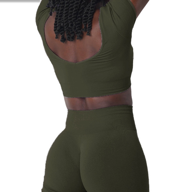 Seamless High Elasticity Sports Bra LX8121