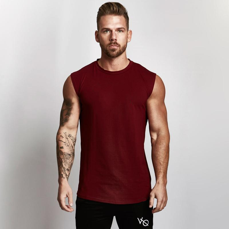 Men's Solid Color Sports Vest BX23