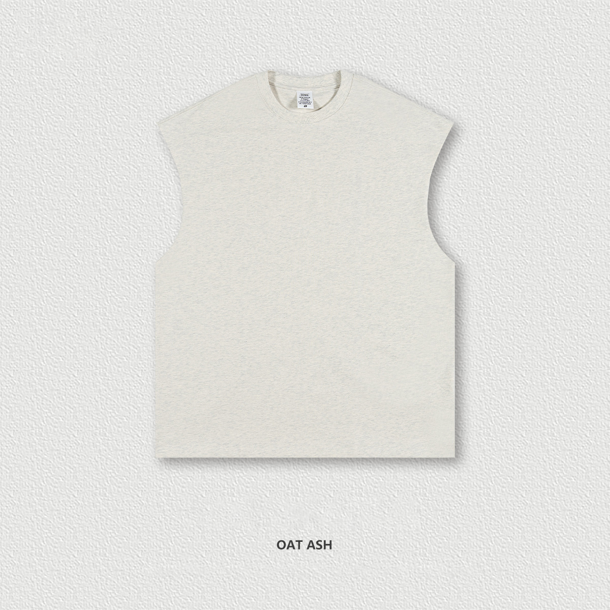  Earth Tone Street Loose Sleeveless Tank Top BES1501